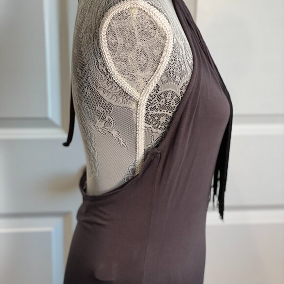 YOUNG FABULOUS & BROKE Gray and Black Tones Long Dress Size S - Picture 8 of 11